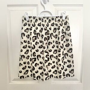 Francesca’s Leopard Print Mini Skirt